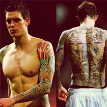 Самые татуированные футболисты